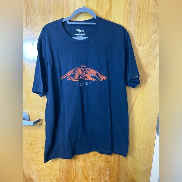 Sitka Men's Navy Graphic T-Shirt - Picture 1 of 4